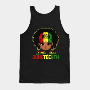 Celebrate Juneteenth 1865 Is My Independence Day Melanin Kid Tank Top